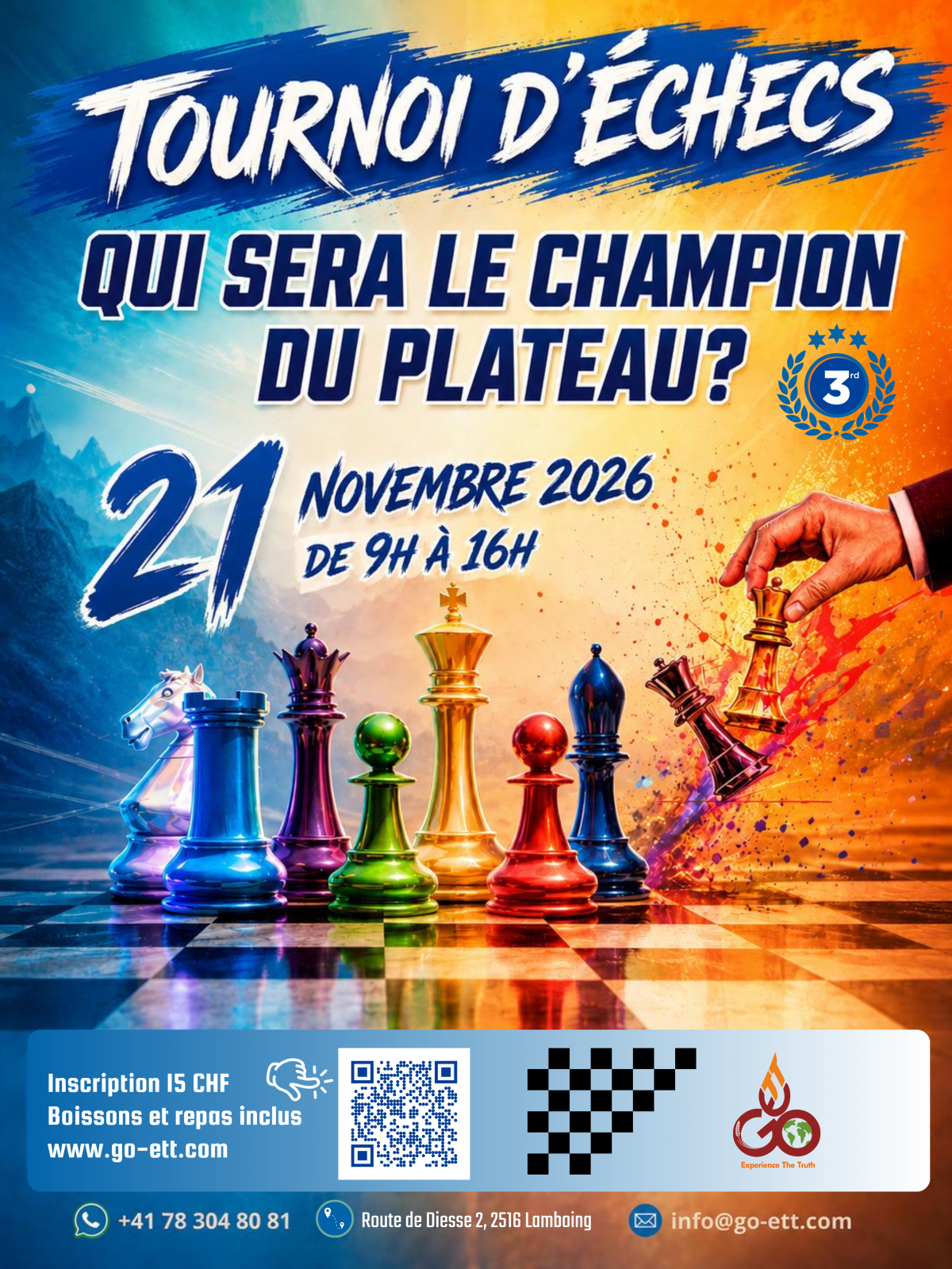 Chess tournament Plateau Chess Tournament